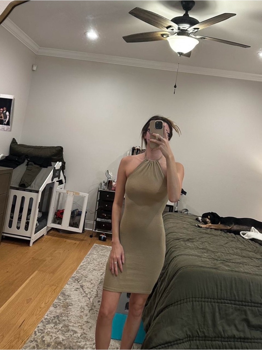 Women's Halter Bodycon Dress
